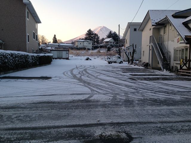 河口湖　雪情報