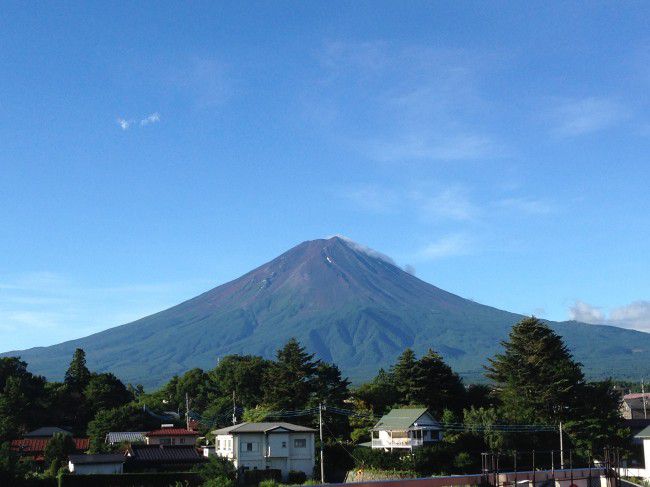 夏休み富士山