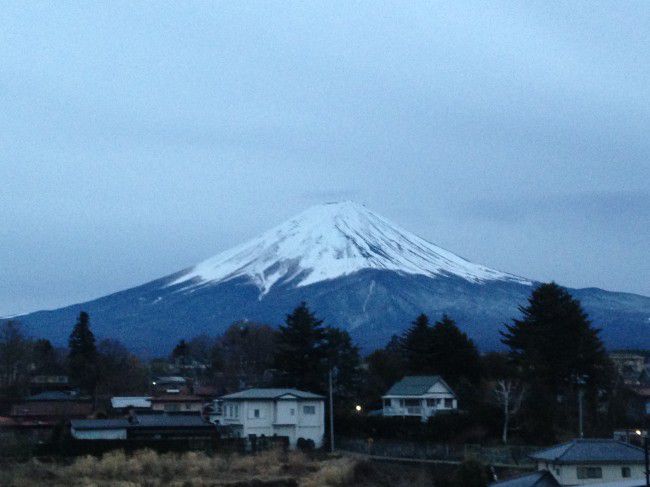 富士山　河口湖　