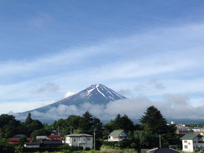 富士山が見える温泉旅館