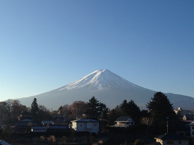 富士山の見えるホテル