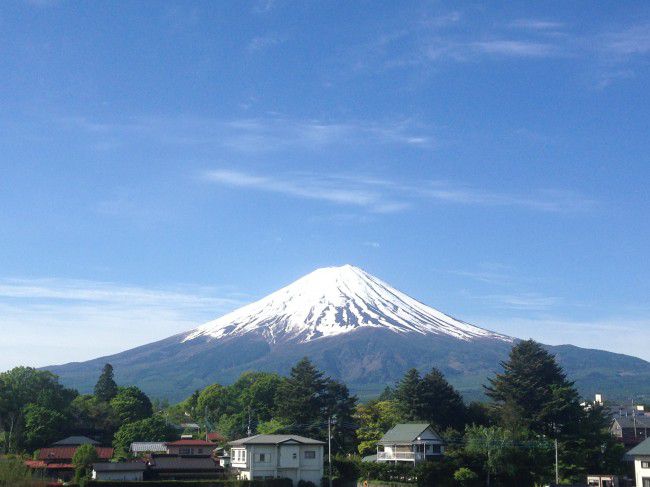 富士山の見える温泉旅館