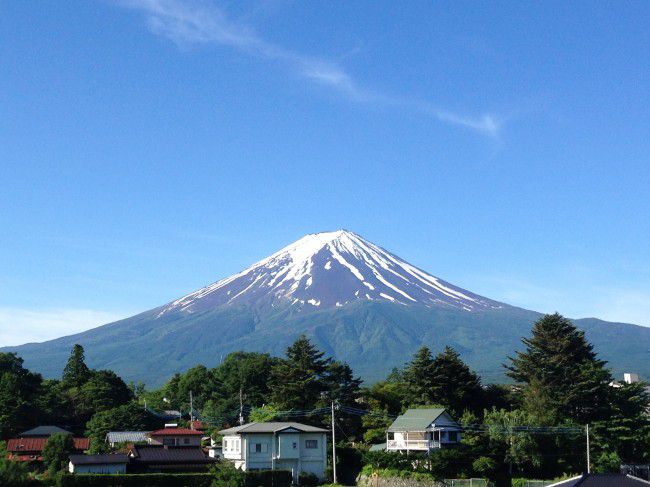 富士山の見える温泉旅館