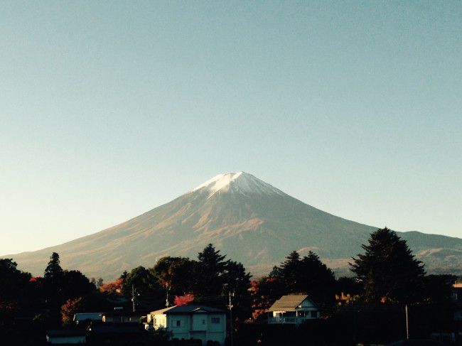 富士山の見える温泉旅館