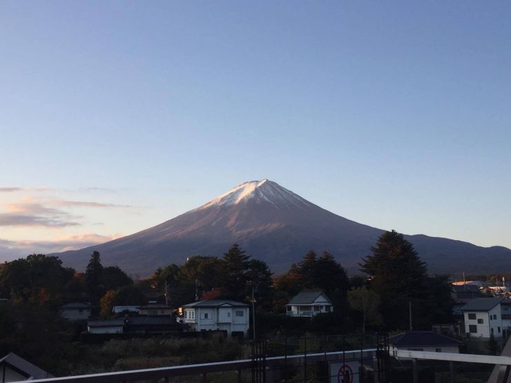 大池ホテル　河口湖　富士山