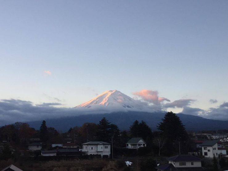 大池ホテル　河口湖　富士山